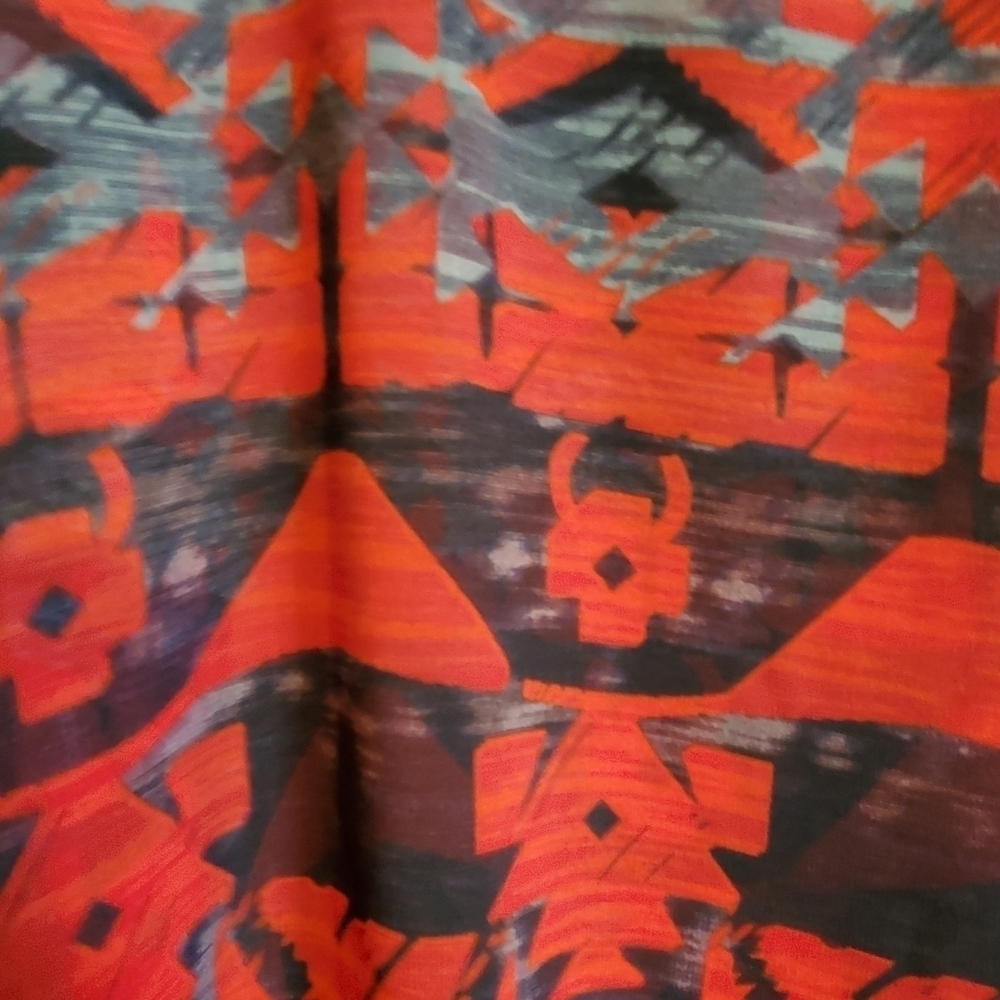 Ariat Tunic Poncho Sheer Boho western Shirt. Sz Med. - Picture 2 of 10